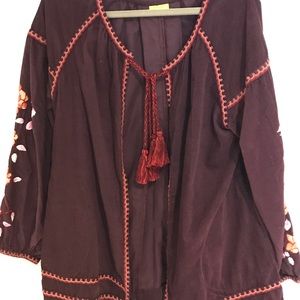 Roller Rabbit size large embroidered jacket